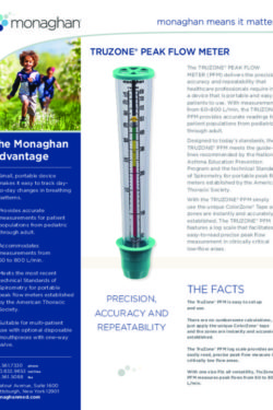 Truzone Peak Flow Meter Chart