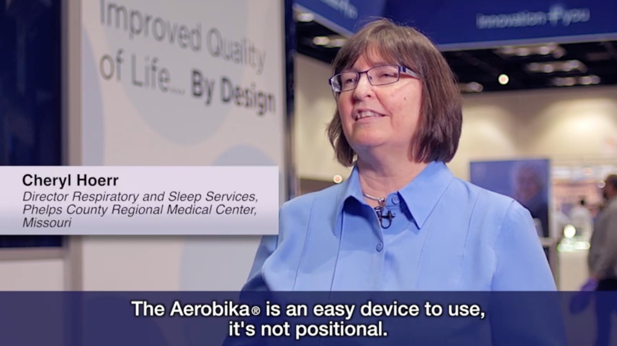 Monaghan Medical Corporation - AEROBIKA® OPEP device Testimonial 3