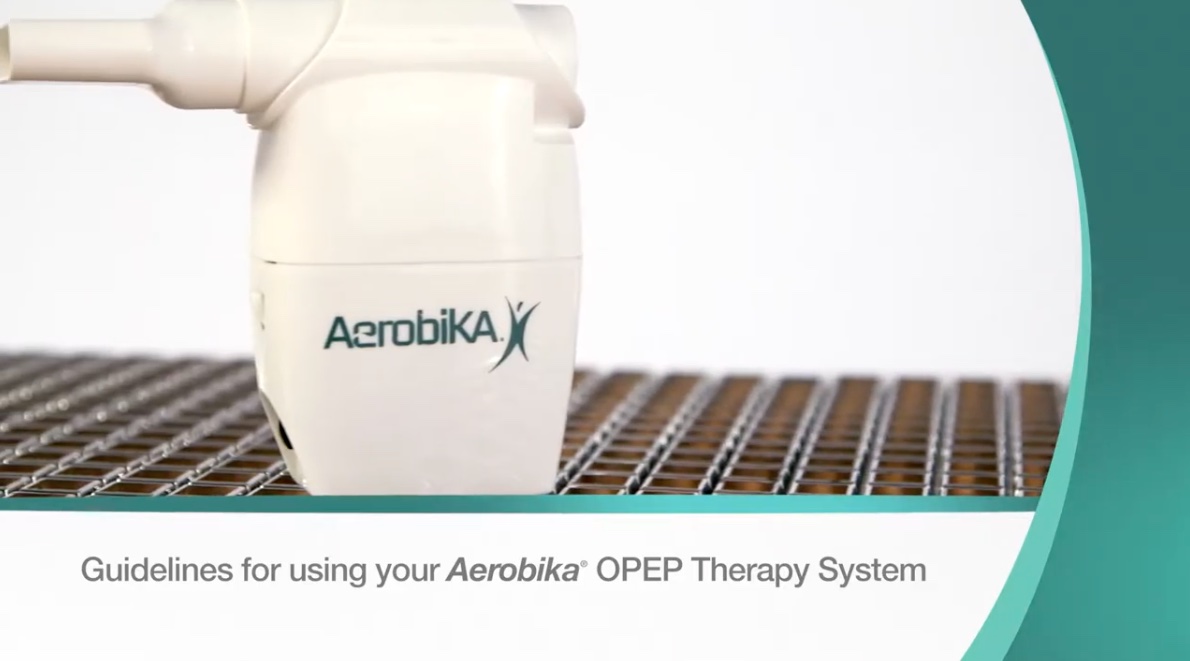 AEROBIKA® OPEP Device Aerosol Delivery Respiratory Management