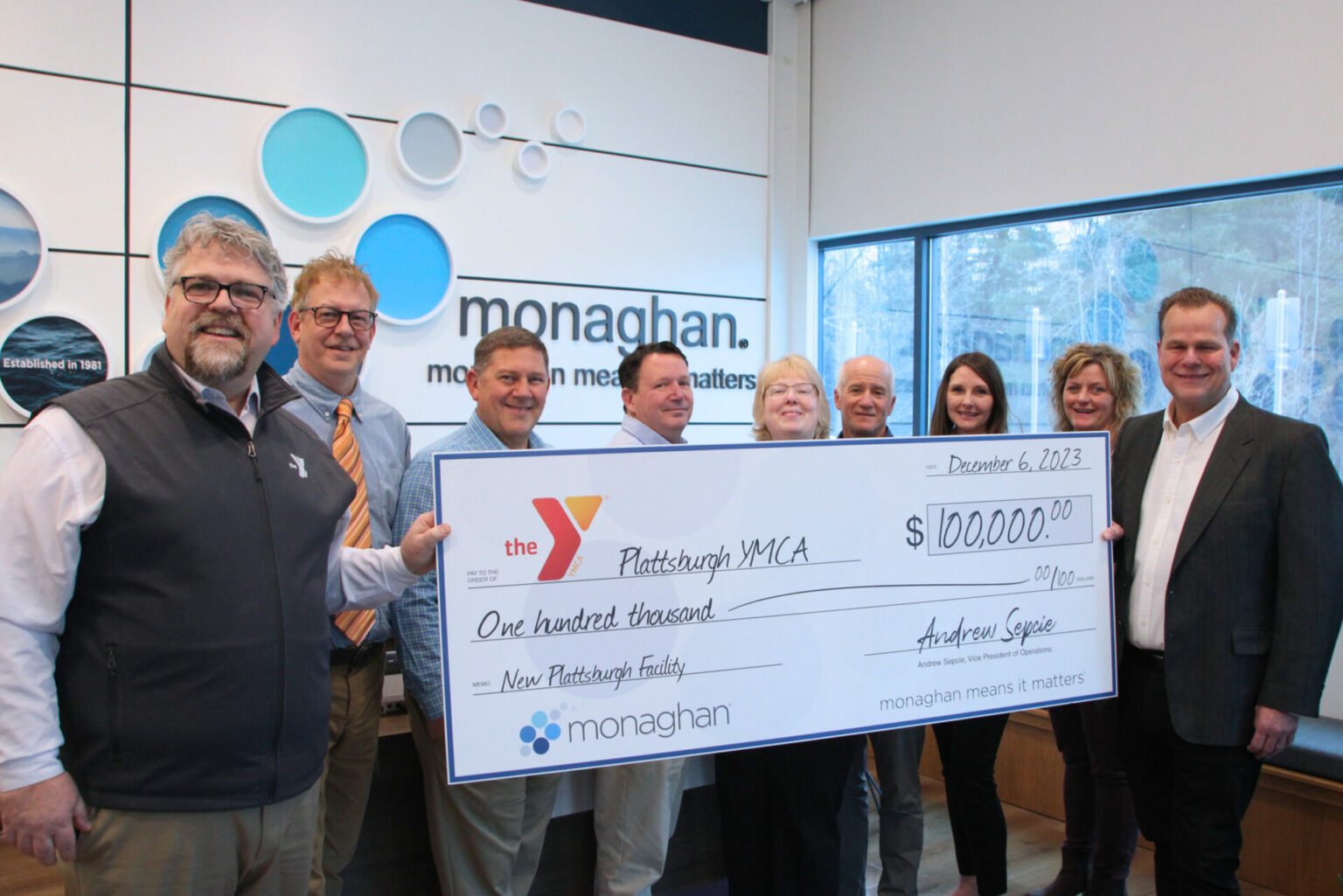Monaghan Medical Corporation Partners with Plattsburgh Community: $100,000 Donation Sparks Vitality in New YMCA Project with Doubling Effect through Anonymous Matching Offer