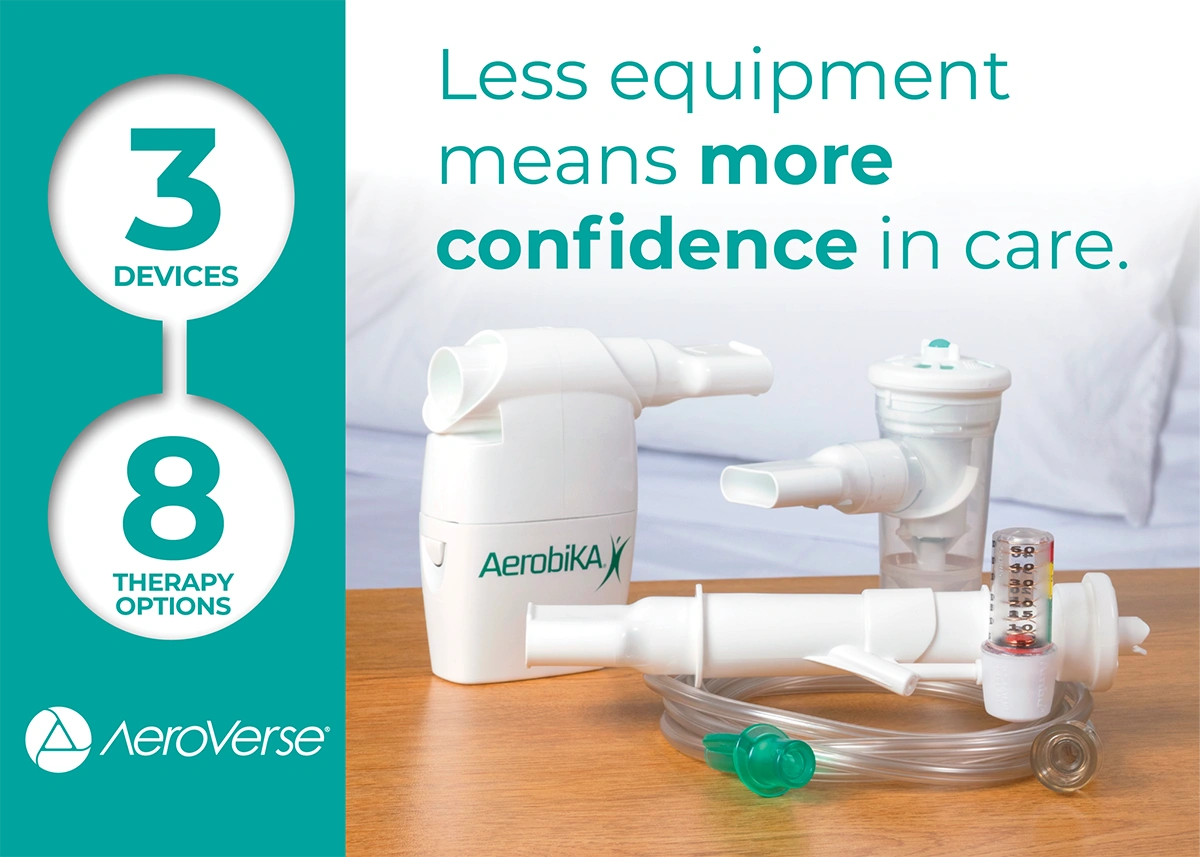 Smarter Respiratory Care Starts with the AeroVerse<sup>®</sup> System